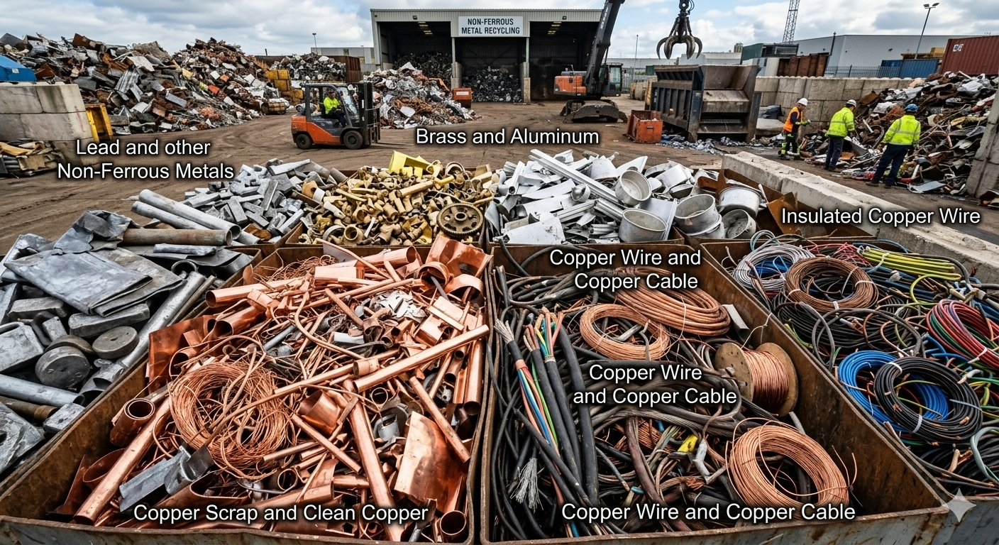 Accepted scrap metals